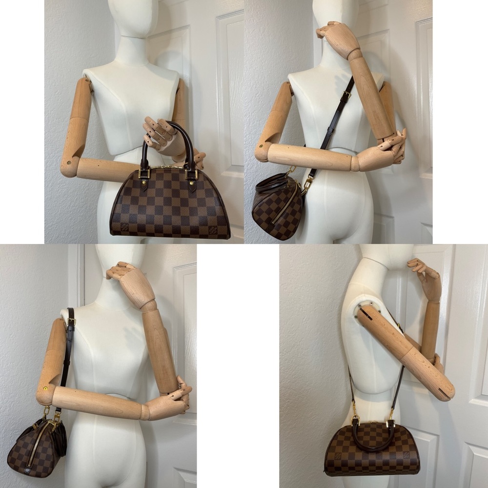 💔NOT AVAILABLE💔 Authentic Louis Vuitton Mini Damier Ebene Ribera Hand Crossbod